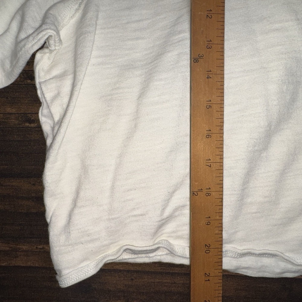 PINK Victoria's Secret Cream Cropped Zip Hoodie L Raw Hem Sweatshirt - Picture 4 of 7